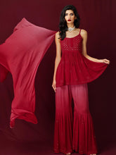 Chilli Pepper Short Chikankari Kurta - Shop Label Aishwaryrika